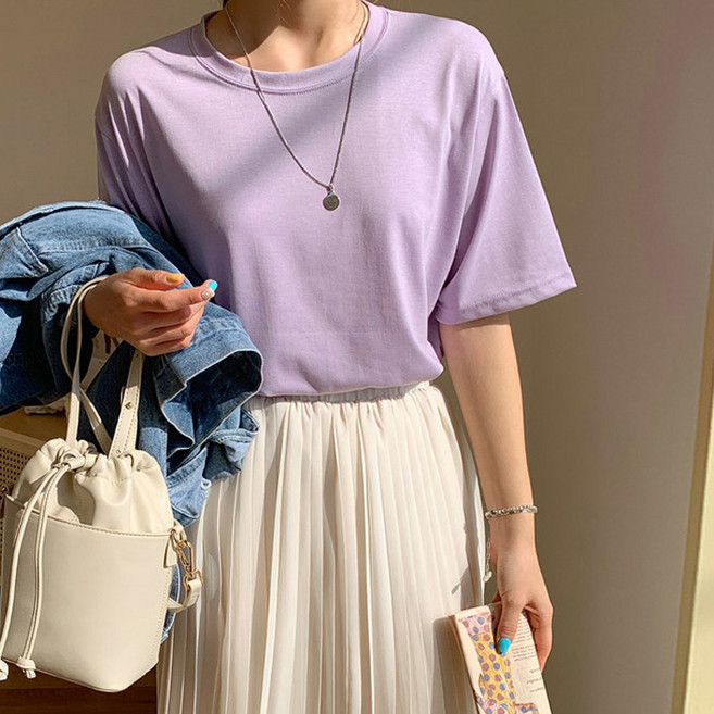 온더리버 여성용 온더 데일리 텐셀 반팔 티셔츠