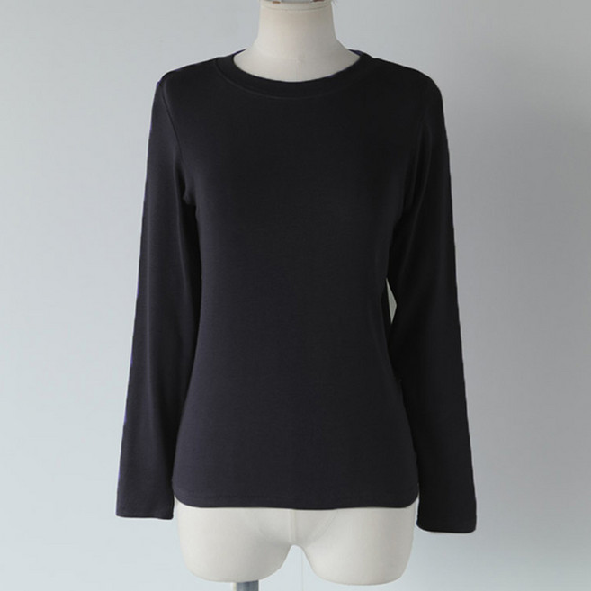 온더리버 여성용 온더 비비드 골지 데일리 티셔츠