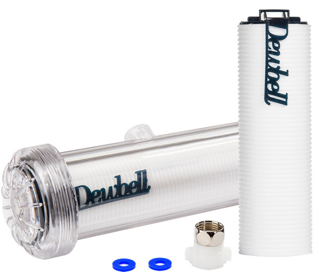 듀벨 몬스터필터 수도애 샤워기용 고급형+리필필터, 1개, 무향