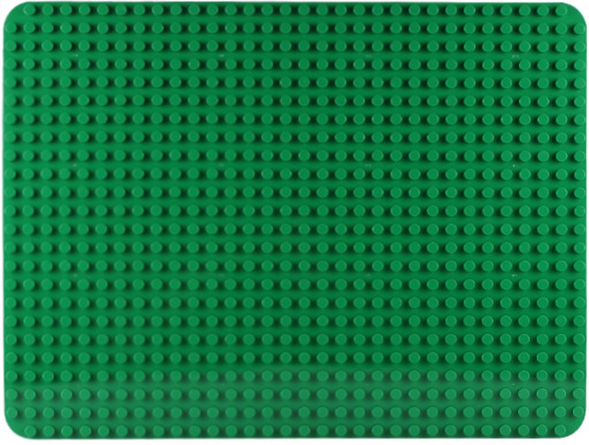 요고요 듀플로용 레고호환블록 큰 블록용 38.4 x 51cm, 진초록, 1개