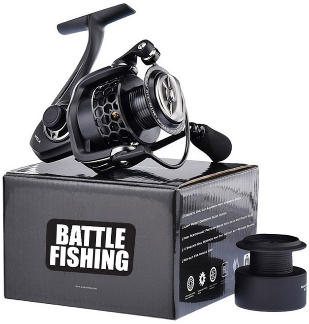 배틀피싱 멜라 스피닝릴 2000, 블랙