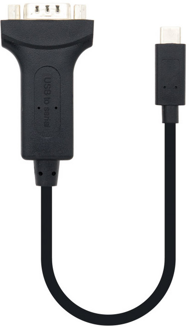 컴스 스마트폰 USB C타입 to RS232M 시리얼 케이블 20cm, WT746, 1개