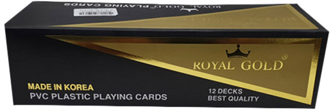 RoyalGold 트럼프카드 12세트, 혼합색상