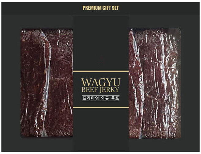 카라라 프리미엄 와규 육포 판형 + 쇼핑백, 100g, 7개