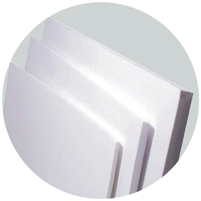 현진아트 합지 원단 폼보드 HF 백색 600 x 900 mm, 10mm, 5개