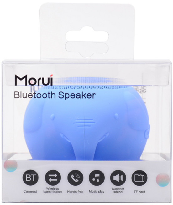 모루이 미니 무선블루투스 스피커, MR-BTS01, 코끼리