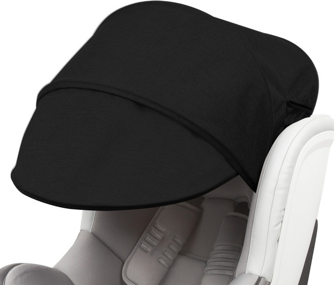 마니또 카시트 선셰이드 유모차햇빛가리개, 블랙, 1개