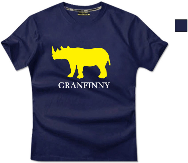 그랜피니 남녀공용 빅 코뿔소 반팔 티셔츠 GSP