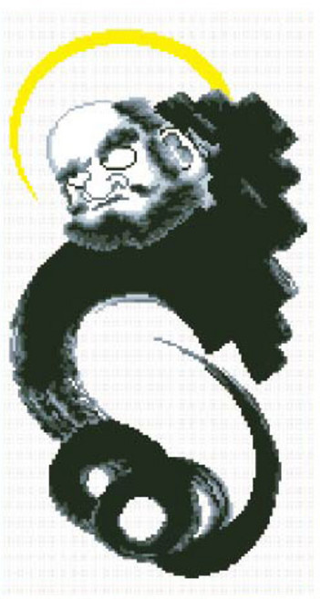 조이십자수 11카운트 십자수 프린트 패키지 세트 51102 달마도3, 1세트, 혼합색상