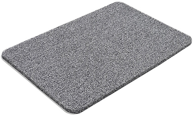 옹이네 사각 라운드 코일 고양이 사막화 방지 매트, 그레이, 1개