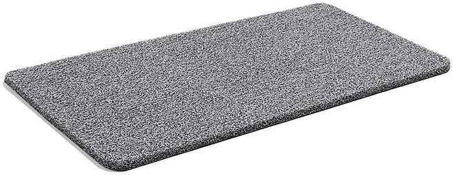 옹이네 사각 라운드 코일 고양이 사막화 방지 매트, 그레이, 1개