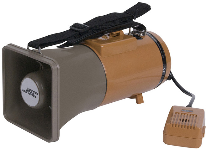 SAMJOO ELECTRONICS 小型擴音器 麥克風 警報器 哨子功能, JE-583MSW, 混色, 1個