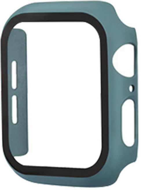 비쉐르 매트 레인보우 애플워치 시리즈 4 하드 커버 케이스 44mm, 딥그린, 1개