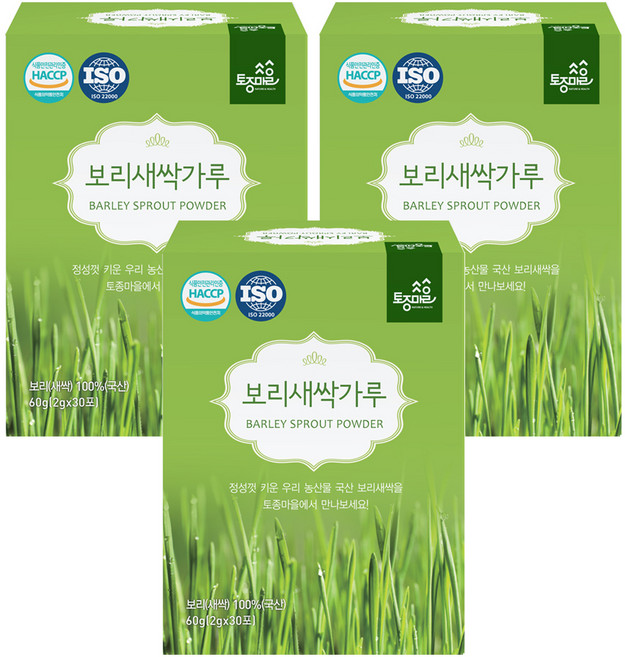 Tojongherb 大麥苗粉 30條入, 60g, 3組