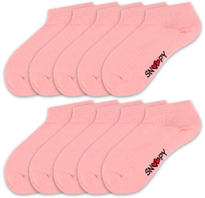 헤이내꼬 여성용 스누피 베이직 하트골지 스니커즈 10켤레