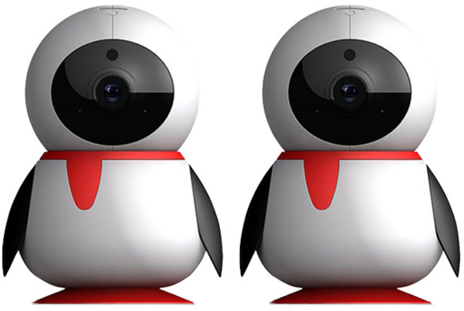 펭카 FULL HD 가정용 홈CCTV IP네트워크 회전형 카메라 2p, PE204, 2개