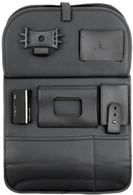 Autoban Black Suit 車用後座USB充電多功能置物袋, 1個