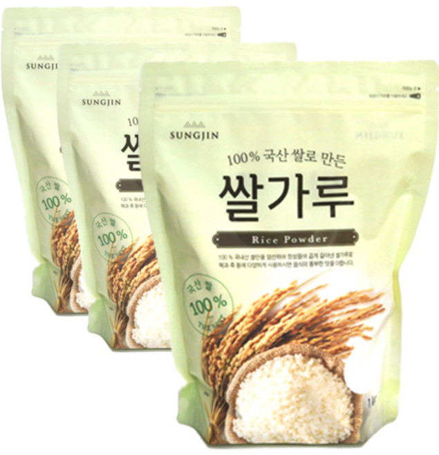 성진 쌀가루, 1kg, 3개