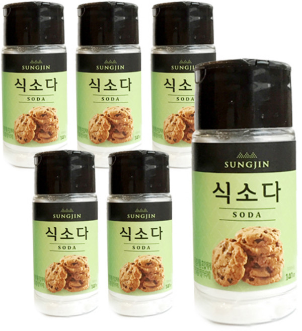 성진 식소다 용기형, 140g, 6개
