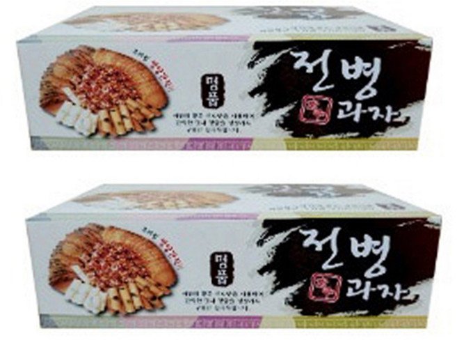 명품 삼베 전통 종합 전병 5종 선물세트, 1.5kg, 2세트