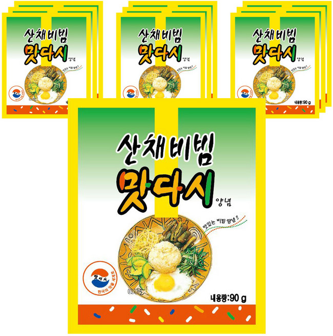 산채비빔 맛다시 양념, 90g, 10개