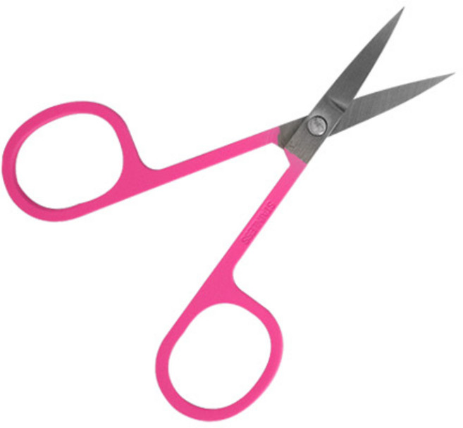 와이츄 속눈썹 가위, 핑크, 1개