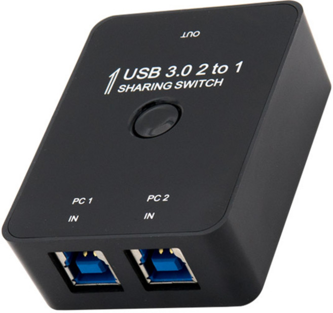 컴스 USB 3.0 2대1 선택기, 1개