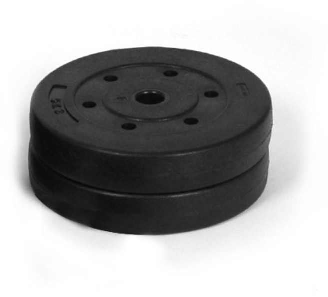 BANSUK SPORTS PVC塗層槓鈴, 黑色, 5kg, 2個