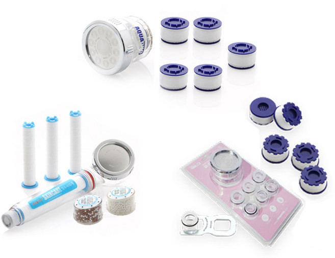 샤워플러스 샤워기 헤드 싱크대 세면대 정수헤드 홈 패키지 세트 자바라형, 1개