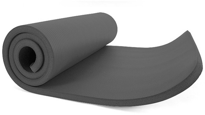 아이워너 NBR 요가매트, 차콜그레이, 1개