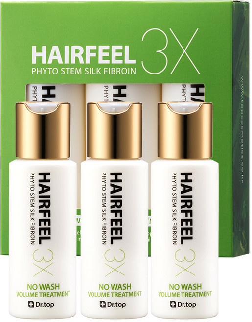 닥터탑 헤어필 3X 트리트먼트, 55ml, 3개