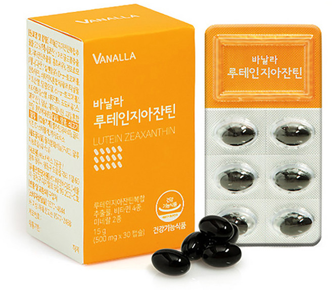 바날라 루테인 지아잔틴, 1개, 30정
