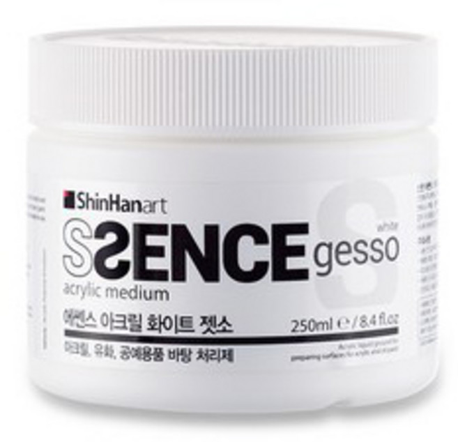 신한에쎈스 아크릴 화이트 젯소, 250ml, 1개