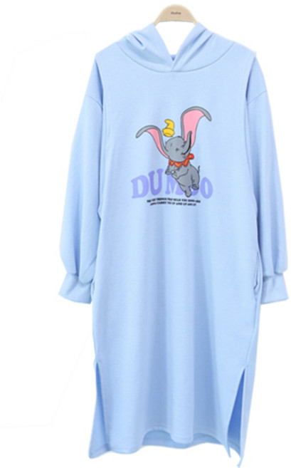 팡팡샵 T 긴 코끼리후드 수유 원피스