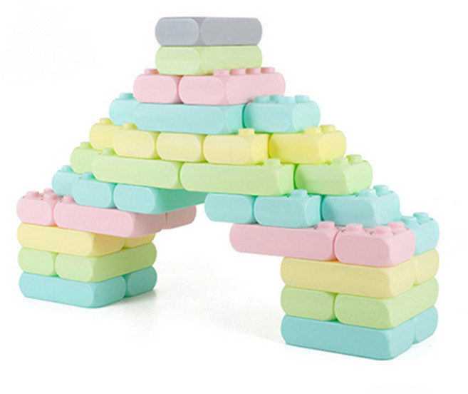 에듀플레이 스위티 빅 블록 A세트 48p, 파스텔톤, 1세트