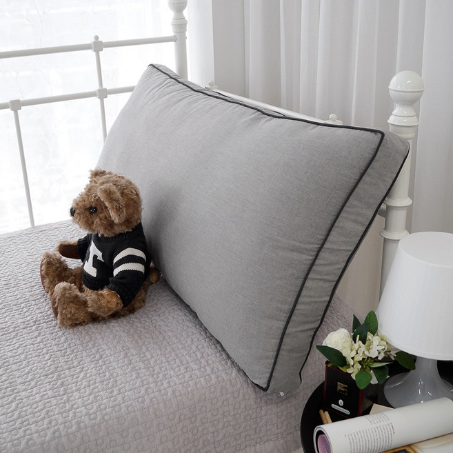 라움스튜디오 침대 헤드쿠션, 그레이