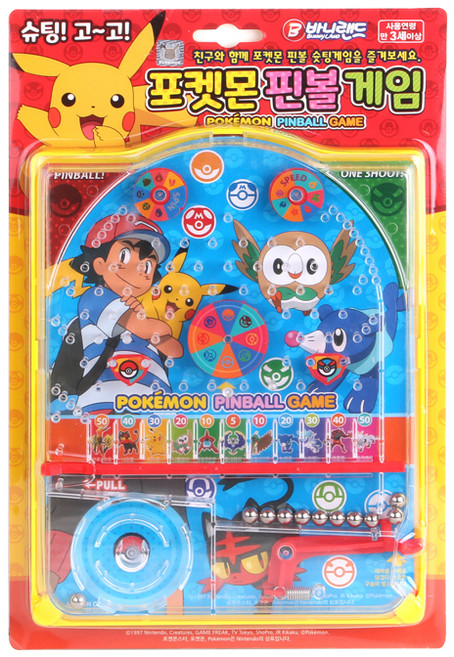 바니랜드 포켓몬 핀볼게임, 혼합색상, 1개
