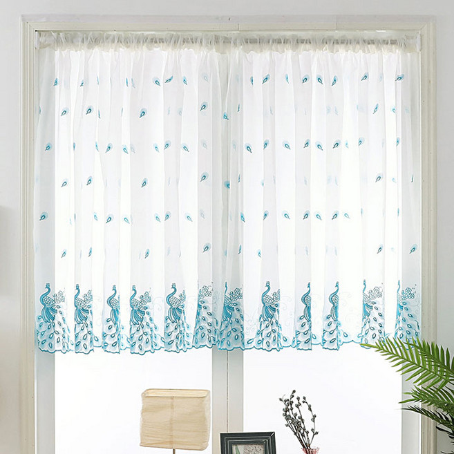 인테리어 디자인 창문용 쉬폰 커튼