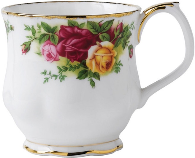 로얄알버트 황실장미 몬트로즈 머그컵 IOLCOR00042, 혼합색상, 1개