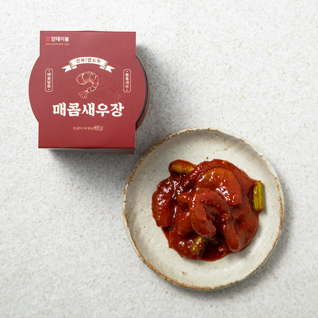 얌테이블 매콤 새우장, 305g, 1통