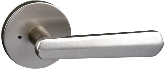 에이에프에이씨 실버 버튼형 방문손잡이 12-01, 1세트