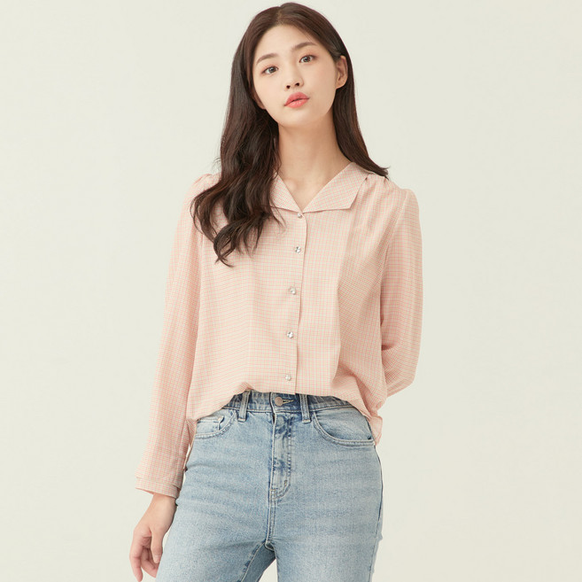 로엠 변형 카라 블라우스