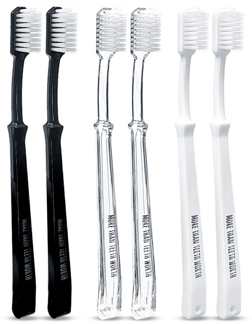 이팔탁 화이티엘 교정용 칫솔 랜덤 발송, 1개입, 6개