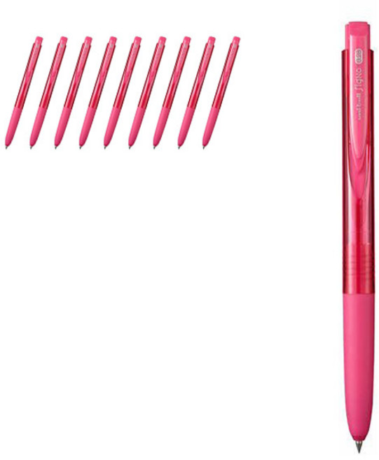 시그노 알티원 노크 젤잉크펜 UMN155 0.28mm, 베이비핑크(68), 10개