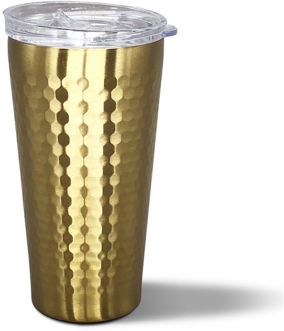 HOMART 벌집 이중 진공텀블러, 골드, 350ml