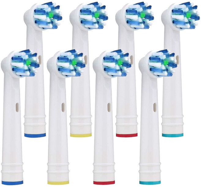 Tobi.m Cross Action電動牙刷替換刷頭 4入 2組 EB-50A, 單品, 1套