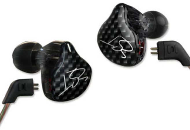 애니클리어 분리형 이어폰 KZ-ZST 카본