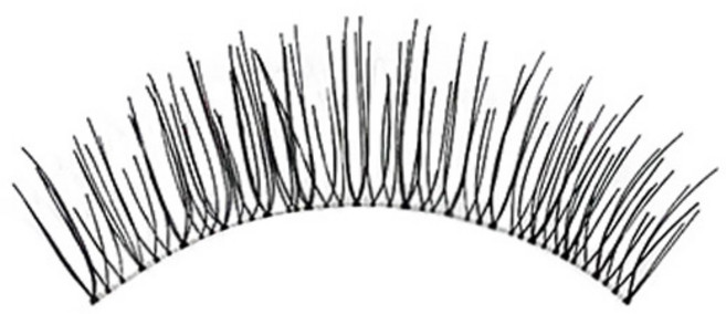 와이츄 핸드메이드 아이래쉬 인조 속눈썹 10p 세트, NO 217(네추럴 투명), 2세트