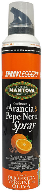 만토바 엑스트라버진 올리브오일 스프레이 오렌지블랙페퍼, 200ml, 1개