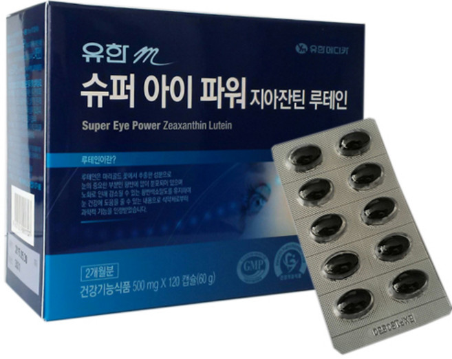 유한메디카 슈퍼 아이파워 지아잔틴 루테인, 120정, 1개